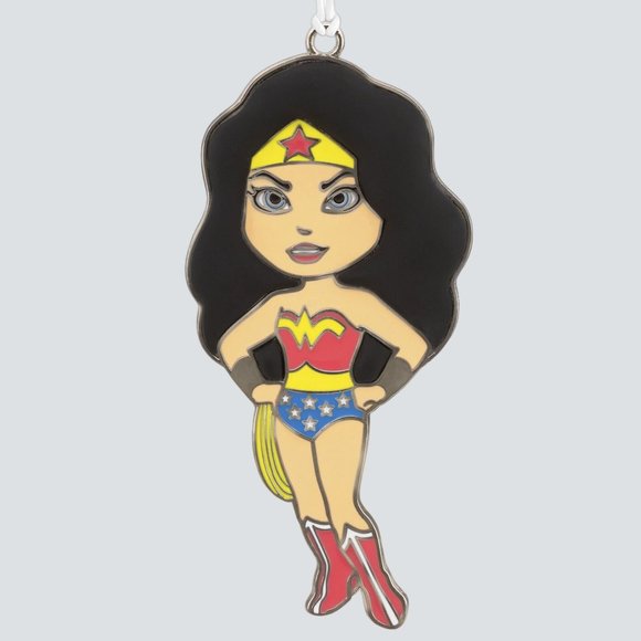 Hallmark Wonder Woman DC Comics Metal With Dimension Christmas Ornament - Picture 1 of 2